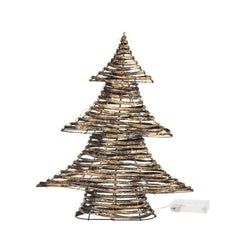 Three Kings LED Mesh Trees Three Kings BlackGold Braid WonderTree 40cm