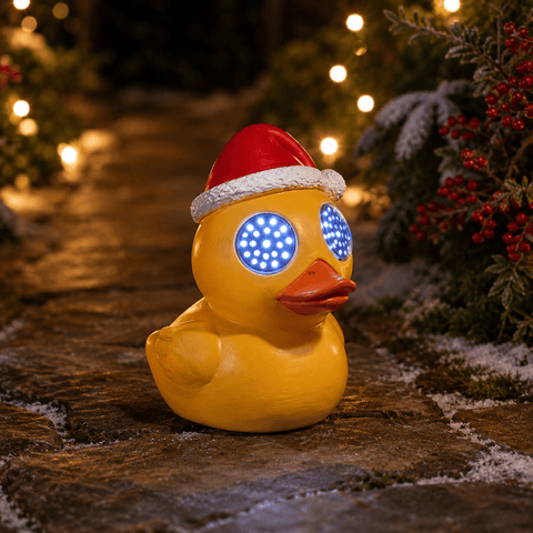 Three Kings christmas polyresin ornament Three Kings Blinkin' Duckling Christmas Decoration