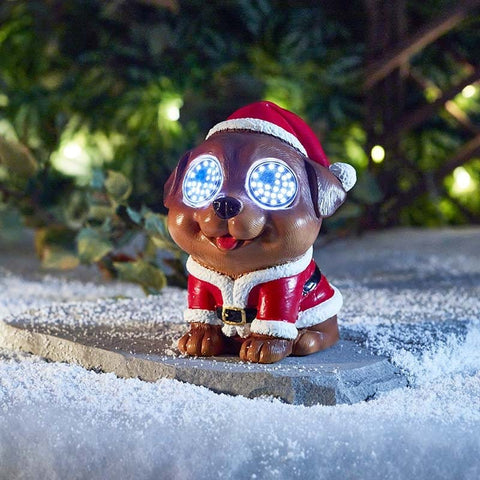 Smart Garden Christmas festive ornament Three Kings Blinkin' Puppy Christmas Decoration