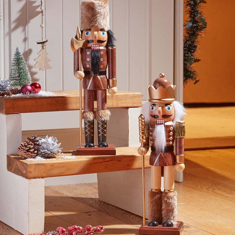 Three Kings wooden Christmas models and scenes Three Kings 'Bronze Brigadiers' Nutcracker Figurine