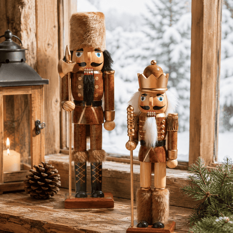 Three Kings wooden Christmas models and scenes Three Kings 'Bronze Brigadiers' Nutcracker Figurine