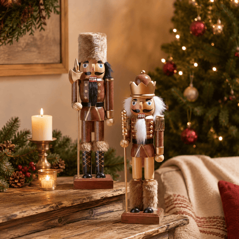 Three Kings wooden Christmas models and scenes Three Kings 'Bronze Brigadiers' Nutcracker Figurine
