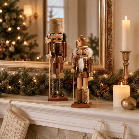 Three Kings wooden Christmas models and scenes Three Kings 'Bronze Brigadiers' Nutcracker Figurine
