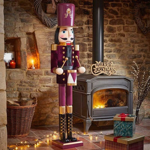 Three Kings Nutcrackers Three Kings Burgundy Brigadier Giga
