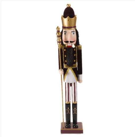 Three Kings Nutcrackers Three Kings Burgundy Brigadier Jumbo