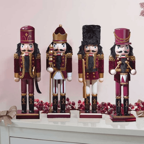 Three Kings Christmas Decor Three Kings Burgundy Brigadier Large