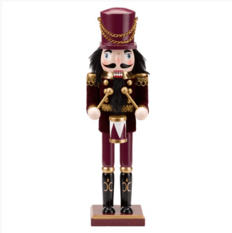 Three Kings Nutcrackers Three Kings Burgundy Brigadier Large