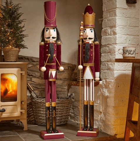 Three Kings Christmas Decor Three Kings Burgundy Brigadier Mega