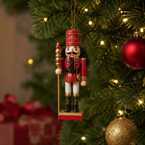 Three Kings Nutcrackers Three Kings Burgundy Brigadier Nutcracker Pendant – Mixed Case of 4