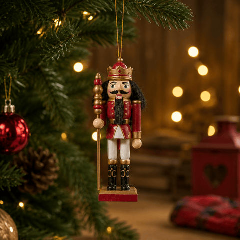Three Kings Nutcrackers Three Kings Burgundy Brigadier Nutcracker Pendant – Mixed Case of 4