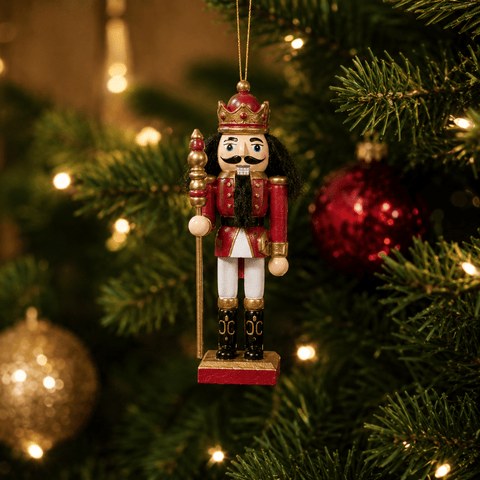 Three Kings Nutcrackers Three Kings Burgundy Brigadier Nutcracker Pendant – Mixed Case of 4