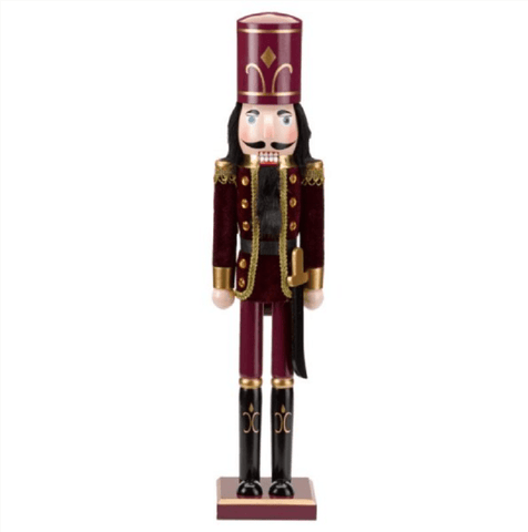 Three Kings Nutcrackers Three Kings Burgundy Brigadier XL
