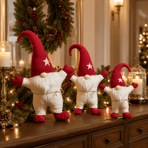 Three Kings Gonks Three Kings Burgundy Happy Gonk