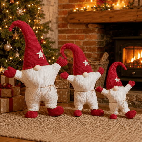 Three Kings Gonks Three Kings Burgundy Happy Gonk