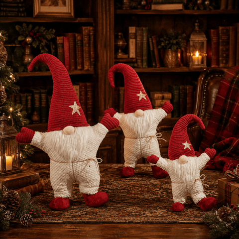 Three Kings Gonks Three Kings Burgundy Happy Gonk