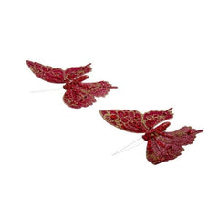 Three Kings Hanging Decor Three Kings Butterfly Ruby 2pk
