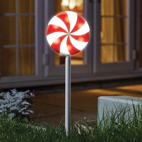 Three Kings LED Signs Three Kings Candy Swirl Stake light
