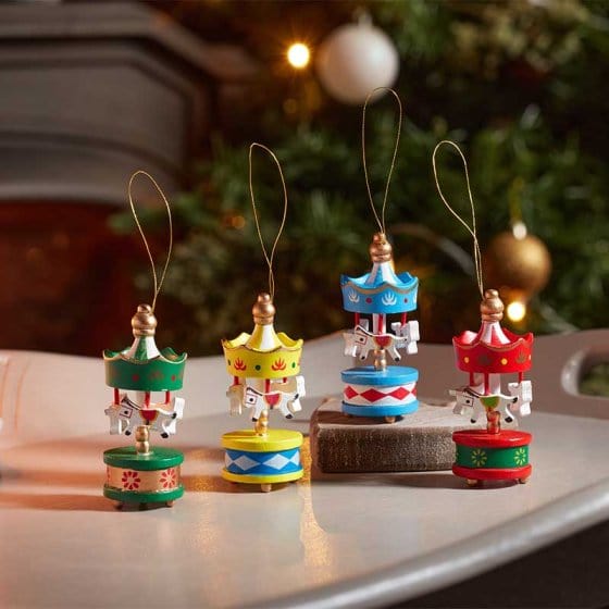 Three Kings Hanging Decor Three Kings Carousel Pendants Assorted Designs