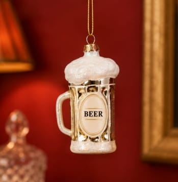 Three Kings Hanging Decor Three Kings Cheers! Beer Pendant Christmas Decoration