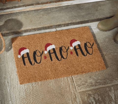 Three Kings Christmas Decor Three Kings Christmas Ho Ho Ho! Decoir Door Mat