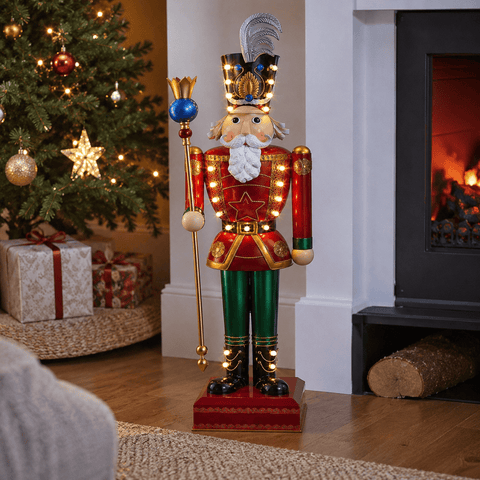 Three Kings Nutcrackers Three Kings Christmas InLit Giant Traditional Nutcracker – 119cm