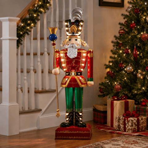 Three Kings Nutcrackers Three Kings Christmas InLit Giant Traditional Nutcracker – 119cm