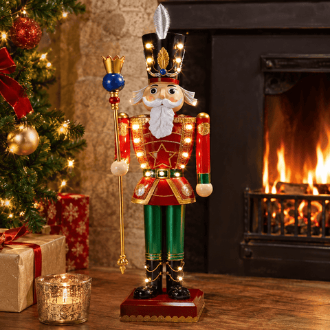 Three Kings Nutcrackers Three Kings Christmas InLit Giant Traditional Nutcracker – 119cm