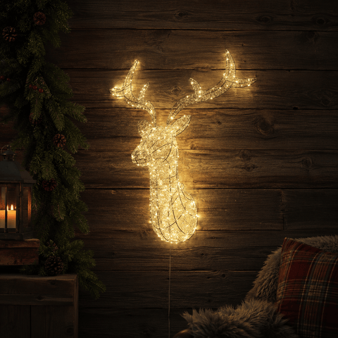 Three Kings LED Deer Three Kings Christmas LED Stag Decoration