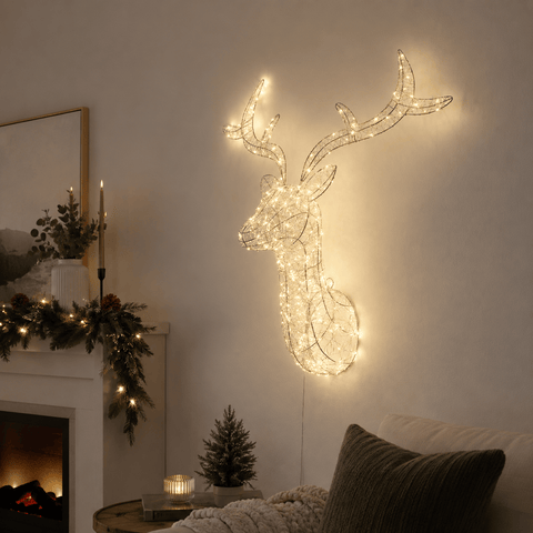 Three Kings LED Deer Three Kings Christmas LED Stag Decoration