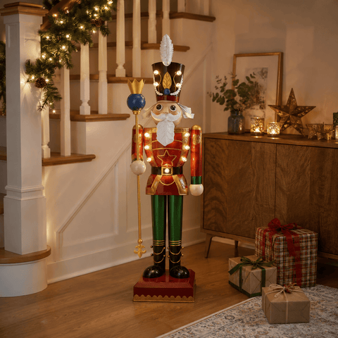 Three Kings Nutcrackers Three Kings Christmas Lit Traditional Nutcracker Decoration – 80cm