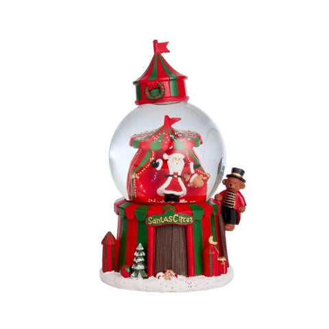 Three Kings Snow Globes Three Kings Christmas Musical Santa SnowSpheres – 10cm