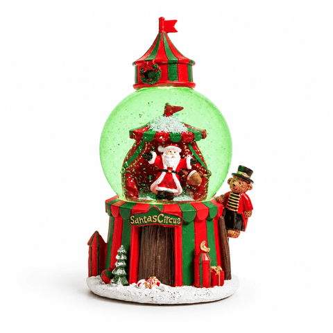 Three Kings Snow Globes Three Kings Christmas Musical Santa SnowSpheres – 10cm