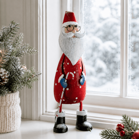 Three Kings Santa Figurines Three Kings Christmas Polka Santa Christmas Decoration