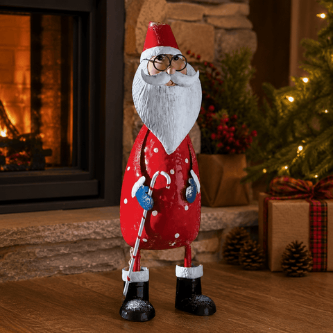 Three Kings Santa Figurines Three Kings Christmas Polka Santa Christmas Decoration
