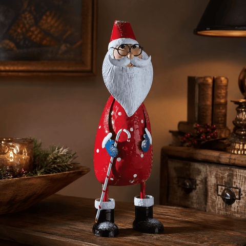 Three Kings Santa Figurines Three Kings Christmas Polka Santa Christmas Decoration
