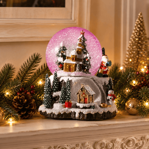 Three Kings Snow Globes Three Kings Christmas Village Wonderland Snow Sphere