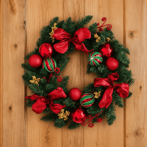 Three Kings Christmas Wreaths Three Kings Classic Noel Christmas Wreath – 40cm