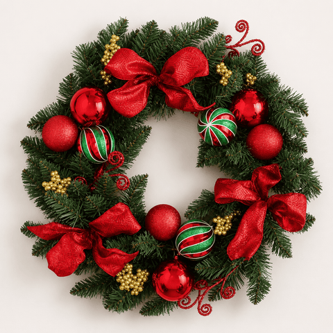Three Kings Christmas Wreaths Three Kings Classic Noel Christmas Wreath – 40cm