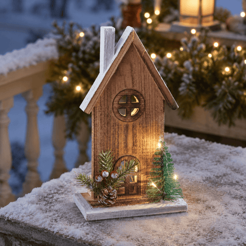 Three Kings wooden christmas house descoration Three Kings DecorWood InLit FSC 1 – Christmas House Decoration