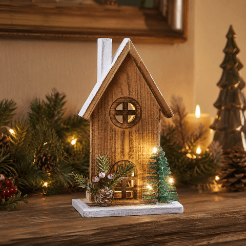 Three Kings wooden christmas house descoration Three Kings DecorWood InLit FSC 1 – Christmas House Decoration