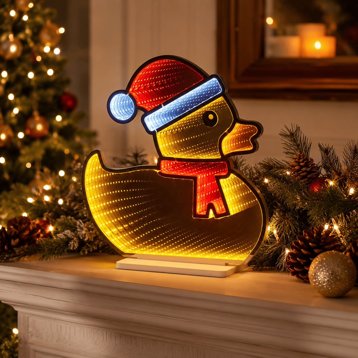 Three Kings Infinity Lighting Three Kings Duck LV Infinity Mirror Light – 35cm