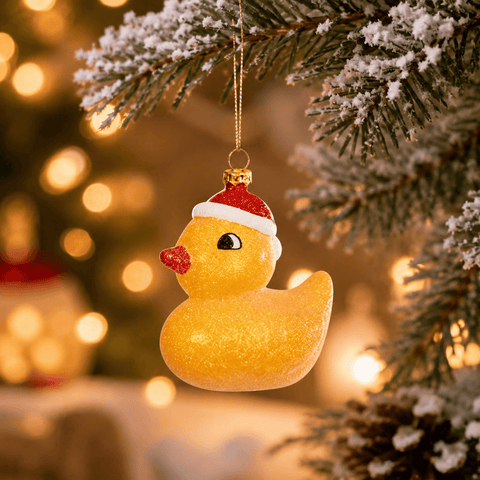 Three Kings Hanging Decor Three Kings Duck Tree Decoration - Yellow Ornament