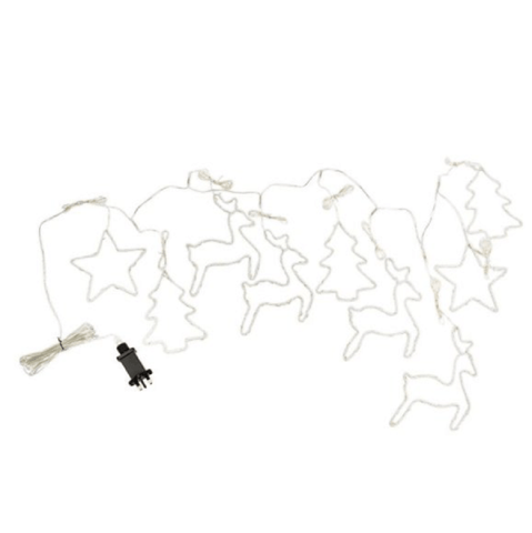 Three Kings Christmas Lit Decor Three Kings Festive Curtain Lights Warm White