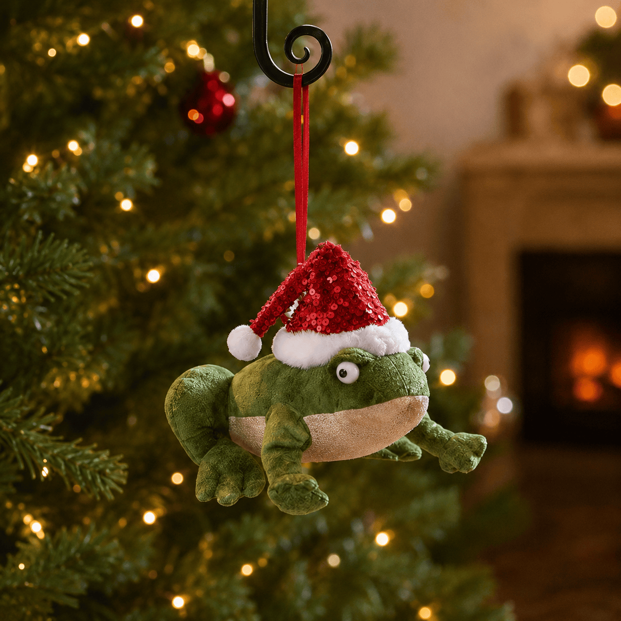 Three Kings Plushies Three Kings Festive Frog Pendant