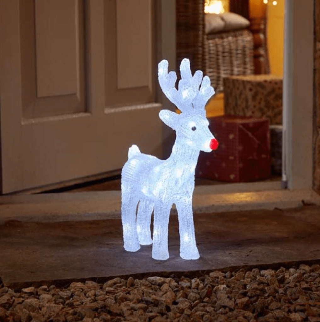 Three Kings Christmas Lit Decor Three Kings Festive InLit Ice Stag