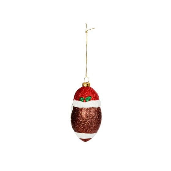 Three Kings Hanging Decor Three Kings Festive Rugby Ball Tree Decoration