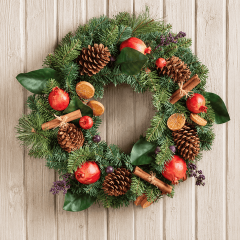 Three Kings Christmas Wreaths Three Kings FestiveSpice Christmas Wreath – Assorted Sizes