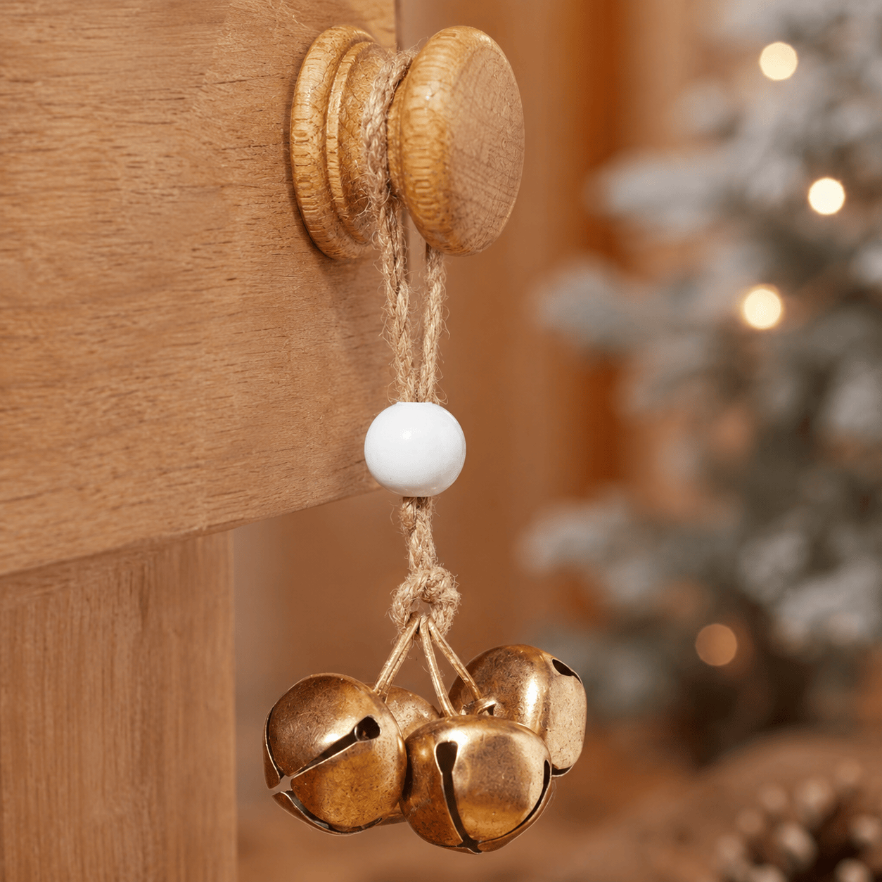 Three Kings Hanging Decor Three Kings Four Sleigh Bells Pendant Christmas Decoration