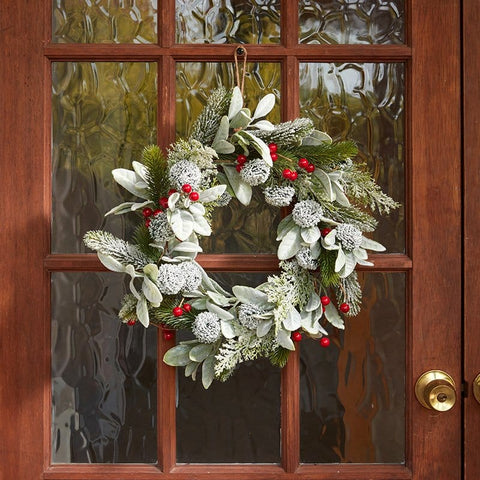 Three Kings Christmas Wreaths Three Kings FrostBerry Christmas Wreath – 40cm