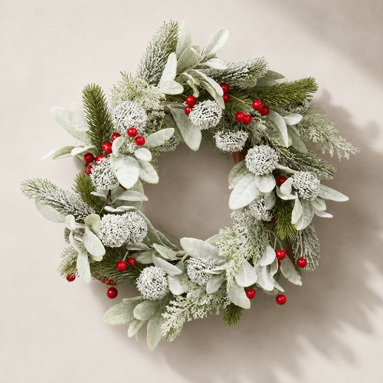 Three Kings Christmas Wreaths Three Kings FrostBerry Christmas Wreath – 40cm